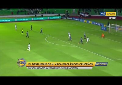 El despliegue de Henry Vaca en clásicos cruceños. Es casi segura su presencia ante Blooming.