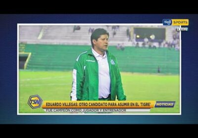 Eduardo Villegas: otro candidato para asumir en el ‘Tigre’. Fue campeón como jugador y entrenador.