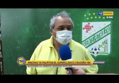 Hinchas ya palpitan el superclásico cruceño 195. Blooming vs. Oriente, domingo 19:30 hrs.