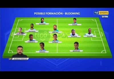 Esta es la posible formación de Blooming para el clásico del día domingo.