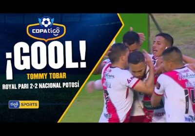 ¡Gol de Nacional Potosí! Tommy Tobar vuelve a conectar de cabeza para anotar y empatar el marcador