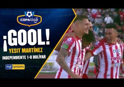 ¡Gol de Independiente Petrolero! Tremendo disparo de Yesit Martínez para anotar un golazo