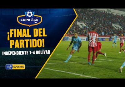 ¡Final del partido! Bolívar remontó y derrotó a Independiente Petrolero en el Patria