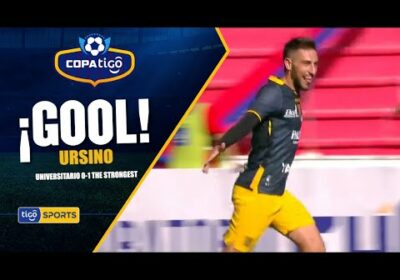 #CopaTigoClausura 🏆 28′ ¡Gol de The Strongest! Luciano Ursino cazó un tremendo remate.