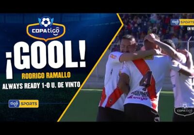 ¡Gol de Always Ready! Cabeza de Rodrigo Ramallo y pone arriba a Always Ready en el marcador