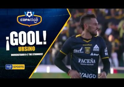 #CopaTigoClausura 🏆 79′ ¡Gol de The Strongest! Luciano Ursino aumenta la ventaja para el ‘Tigre’.