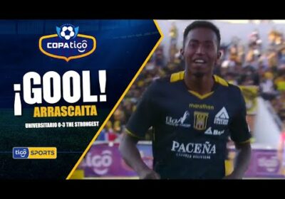 #CopaTigoClausura 🏆 83′ ¡Gol de The Strongest! Arrascaita de tiro libre para anotar el tercer gol.