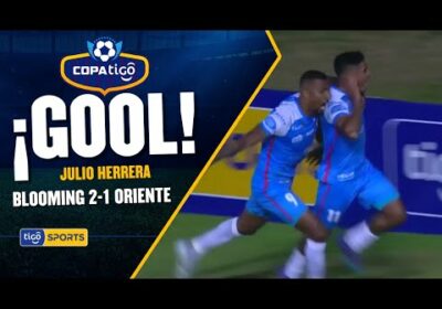 ¡Gol de Blooming! Julio Herrera no falló desde los 12 pasos y pone en ventaja a Blooming.