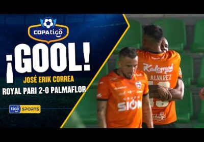 ¡Gol de Royal Pari! Erik Correa anota nuevamente y aumenta la ventaja del ‘Inmobiliario’.