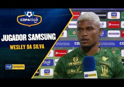 Estas fueron las palabras de Wesley Da Silva, jugador Samsung del partido.