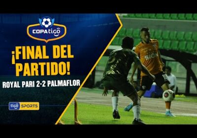 ¡Final del partido! Royal Pari igualó ante Atlético Palmaflor en el estadio Ramón Aguilera Costas.