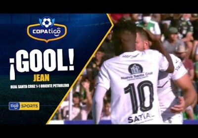 #CopaTigoClausura 🏆 47′ ¡Gol de Real Santa Cruz! Jayro Jean no perdona un error defensivo en Oriente