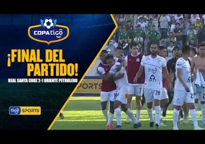 #CopaTigoClausura 🏆 90+5′ ¡Final del partido! Real Santa Cruz derrotó 2-1 a Oriente Petrolero.