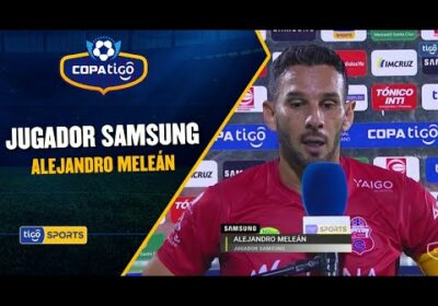 Estas fueron las palabras de Alejandro Meleán, jugador Samsung del partido.