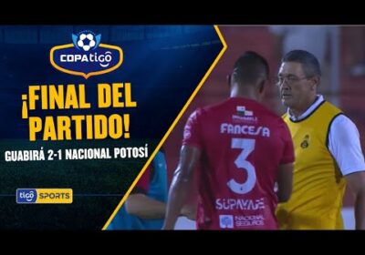 ¡Final del partido! Guabirá se impuso sobre Nacional Potosí en Montero.