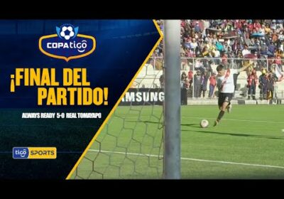 #CopaTigoClausura 🏆 Always Ready goleó a Real Tomayapo para seguir firme en la cima de la tabla.