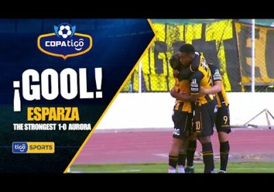 #CopaTigoClausura 🏆 Buena jugada colectiva que finaliza Esparza para poner en ventaja al ‘Tigre’