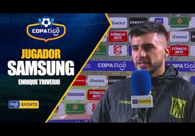 #CopaTigoClausura🏆 Estas fueron las palabras del Jugador Samsung. #TigoSportsBolivia⚽