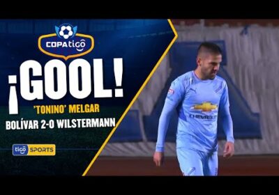 ¡Gol de Bolívar! ‘Tonino’ Melgar anota el segundo gol académico.