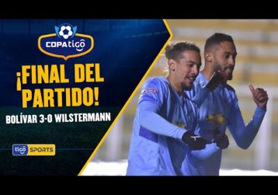 ¡Final del partido! Bolívar derrotó a Wilstermann en el Hernando Siles.