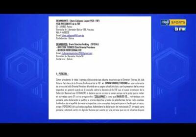 Piden la inhabilitación de Platiní como DT por 3 años. Por referirse al vicepdte. FBF como Collapino