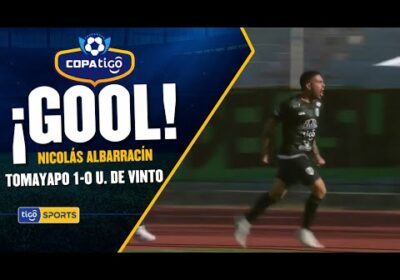 ¡Gol de Real Tomayapo! Nicolás Albarracín sacó un zurdazo para abrir el marcador y ponen en ventaja