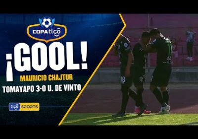 ¡Gol de Real Tomayapo! Mauricio Chajtur define con zurda para anotar el tercer gol