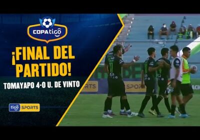 ¡Final del partido! Real Tomayapo goleó a Universitario de Vinto en el IV Centenario.