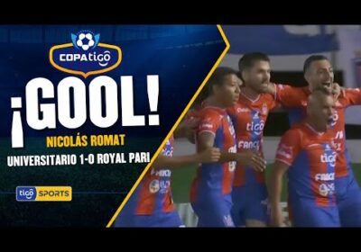 ¡Gol de Universitario! Nicolás Romat aprovecha un rebote dentro del área y poner en ventaja a la ‘U’