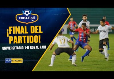 ¡Final del partido! Universitario cortó su mala racha y derrotó a Royal Pari es Sucre.