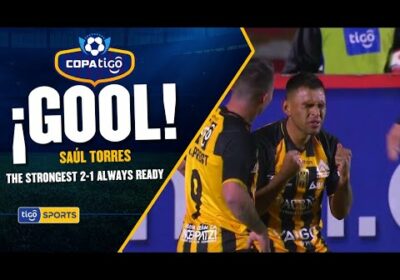 ¡Gol de The Strongest! Saúl Torres sacó un tremendo disparo para anotar el segundo gol atigrado.