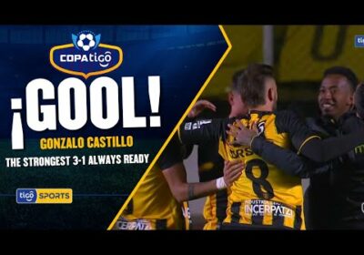 ¡Gol de The Strongest! Gonzalo Castillo anotó el tercer gol atigrado.