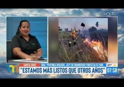 Activan alerta naranja en Santa Cruz por incendios forestales y extrema sequía.
