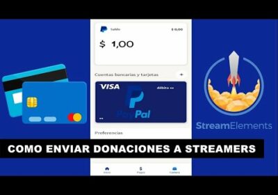 COMO ENVIAR DONACIONES CON PAYPAL EN YOUTUBE O TWITCH | STREAMELEMENTS