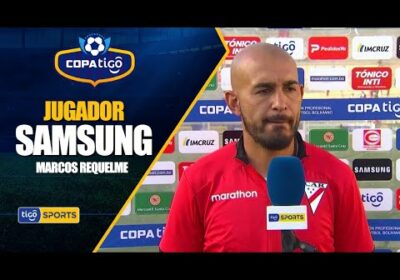 #CopaTigoClausura🏆 Estas fueron las palabras del Jugador Samsung. #TigoSportsBolivia⚽