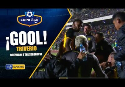 #CopaTigoClausura 🏆 Enrique Triverio ganó las espaldas, corrió con el balón y definió.