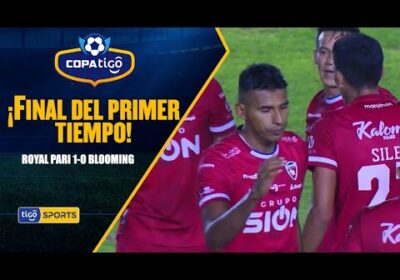 #CopaTigoClausura 🏆¡Final del primer tiempo! Royal Pari se impone con un golazo de Amoroso.