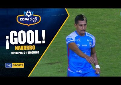 #CopaTigoClausura 🏆 Navarro escaló por izquierda para definir y anotar el gol del descuento.