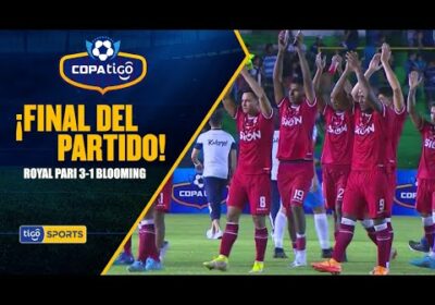 #CopaTigoClausura 🏆 Royal Pari derrotó a Blooming con hat-trick de Joel Amoroso.
