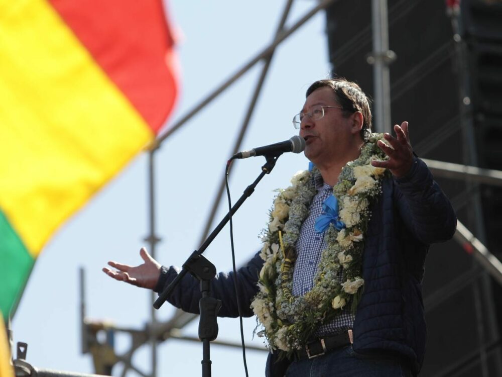 Luis Arce: “Sobre nuestro cadáver un nuevo golpe de Estado”