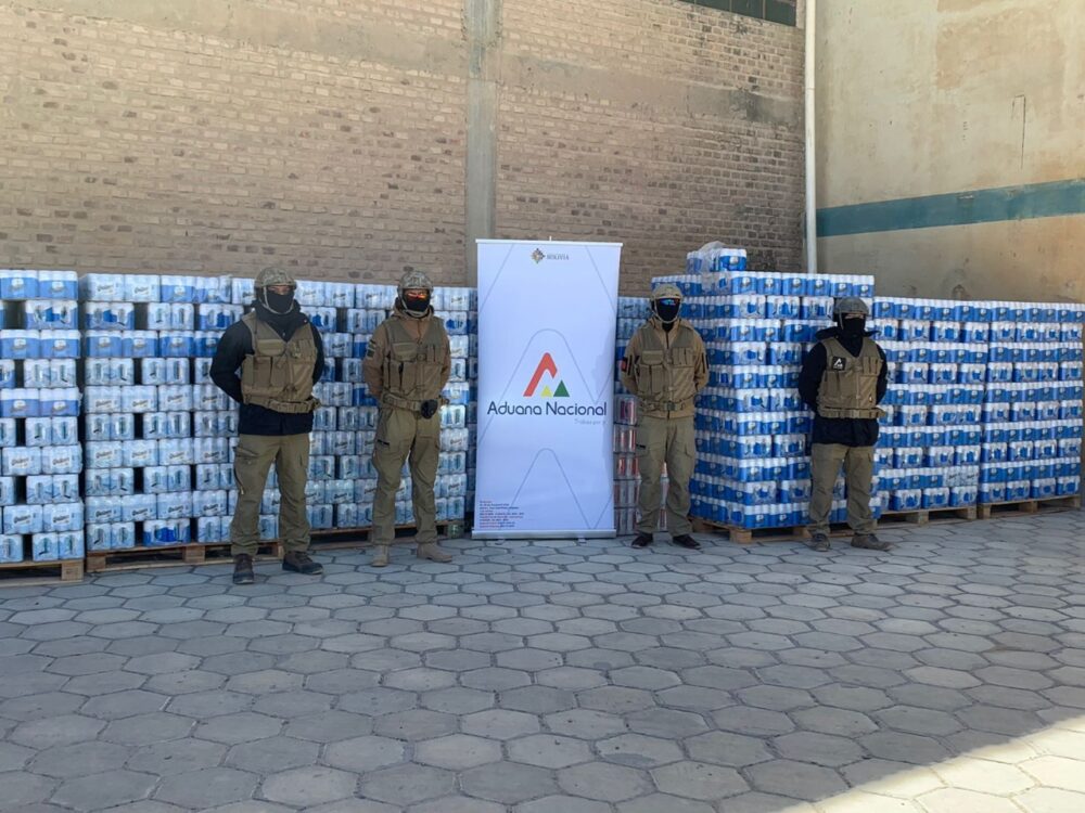 Plan del Sur: incautan tres camiones con 44 toneladas de cerveza y harina argentina 