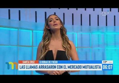 Tragedia en el Mercado Mutualista: Incendio de magnitud arrasó con el 70% de los comercios.