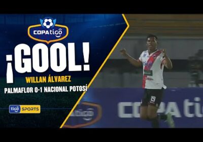 ¡Gol de Nacional Potosí! Willan Álvarez anotó el primer gol del partido para poner en ventaja