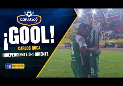 ¡Gol de Oriente Petrolero! Carlos Roca y un potente zurdazo para poner en ventaja al ‘Verdolaga’.