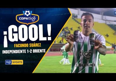 ¡Gol de Oriente! Facundo Suárez se anticipa para conectar de cabeza y poner arriba al ‘Verdolaga’.