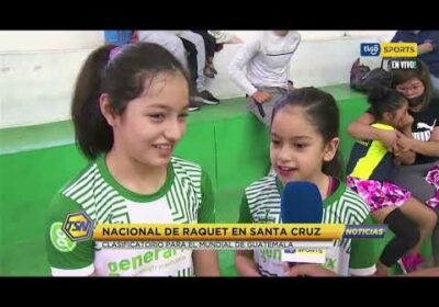 #TigoSportsNoticias 🚨 Nacional de Raquet en Santa Cruz. Clasificatorio para el Mundial de Guatemala.