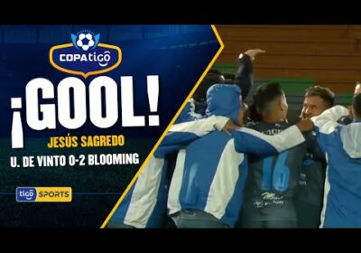 ¡Gol de Blooming! Jesús Sagredo aumenta la ventaja favorable al equipo cruceño.