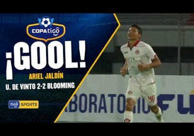 ¡Gol de Universitario de Vinto! Jaldín anota el gol de la igualdad.