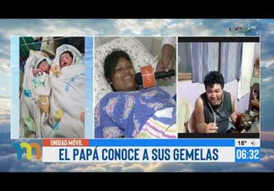 Nacieron gemelas en medio de carretera bloqueada en Santa Cruz