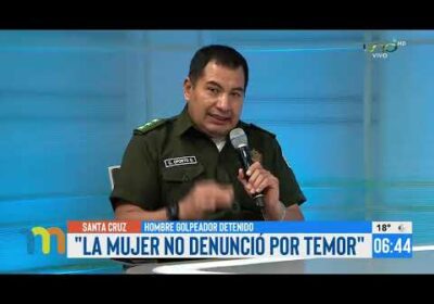 Sujeto golpeó a una mujer en plena vía pública.